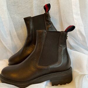 Browns Couture Leather Ankle Boots